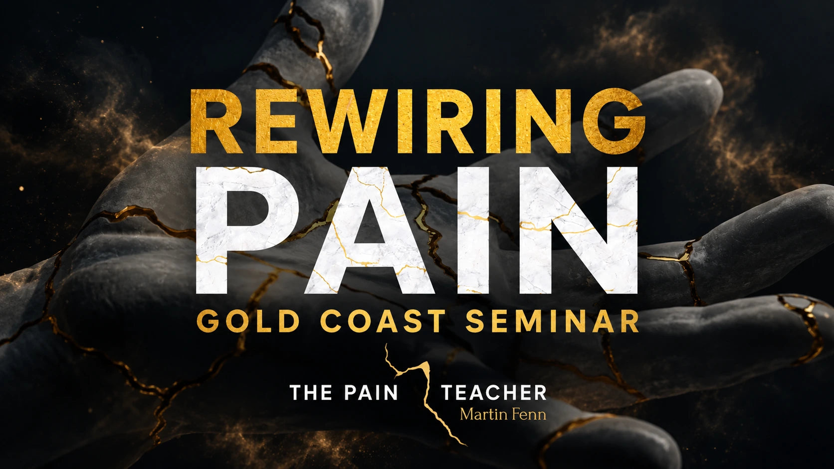 Rewiring Pain Gold Coast seminar with Martin Fenn and guest Jake Carter, 4–5 December 2026.